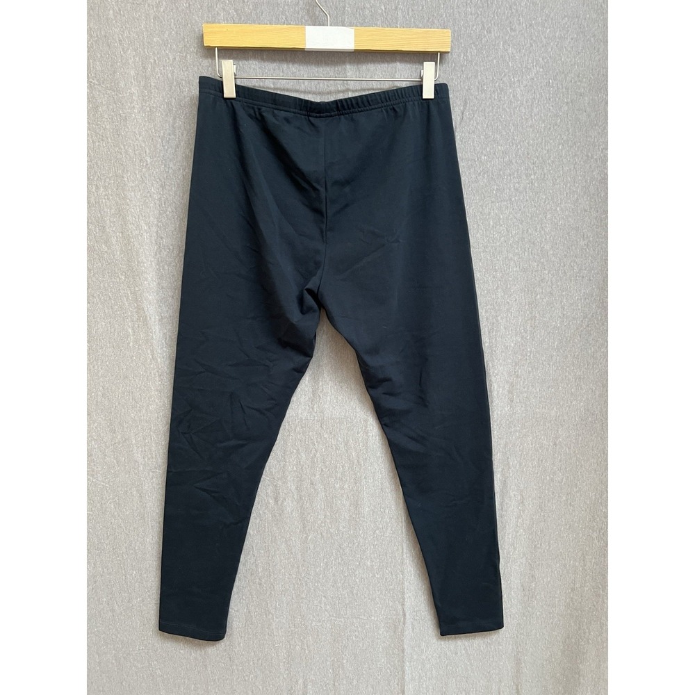 NWT J.Jill Pima Ankle Leggings Sz M Deep Blue Cotton Stretch - Picture 5 of 5